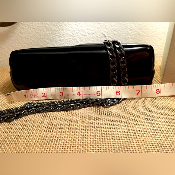 Authentic Dior Beauty bag/ new gunmetal, Crossbody chain with additional pouch - Picture 8 of 14